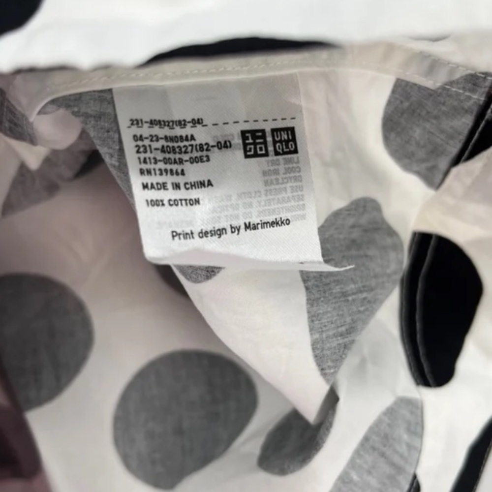Uniqlo Marimeko polka dot top - Picture 4 of 4